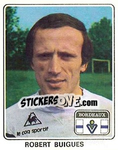 Figurina Robert Buigues - Football France 1977-1978 n. 30 - Panini