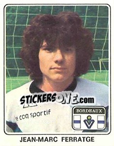 Cromo Jean-Marc Ferratge - Football France 1977-1978 n. 34 - Panini