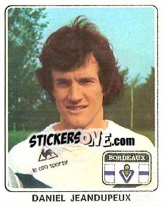 Figurina Daniel Jeandupeux - Football France 1977-1978 n. 35 - Panini