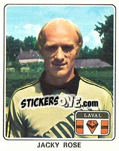 Sticker Jacky Rose - Football France 1977-1978 n. 40 - Panini