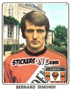 Sticker Bernard Simondi - Football France 1977-1978 n. 41 - Panini