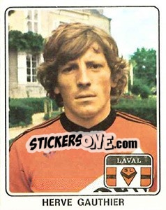 Sticker Herve Gauthier - Football France 1977-1978 n. 44 - Panini