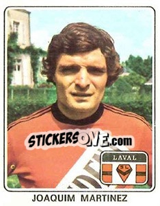Sticker Joaquim Martinez - Football France 1977-1978 n. 51 - Panini