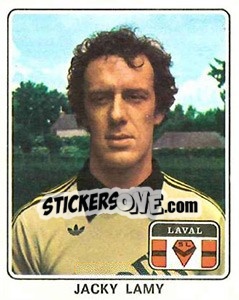 Sticker Jacky Lamy - Football France 1977-1978 n. 54 - Panini