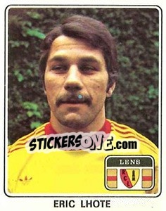 Sticker Eric Lhote - Football France 1977-1978 n. 62 - Panini