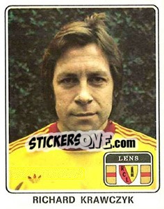 Sticker Richard Krawczyk - Football France 1977-1978 n. 67 - Panini