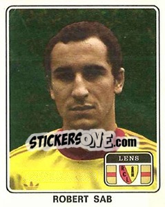 Sticker Robert Sab - Football France 1977-1978 n. 68 - Panini