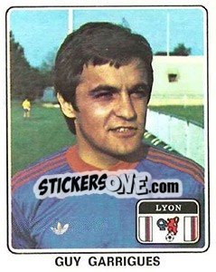 Cromo Guy Garrigues - Football France 1977-1978 n. 77 - Panini