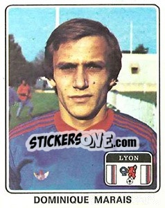 Sticker Dominique Marais - Football France 1977-1978 n. 79 - Panini