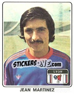 Sticker Jean Martinez - Football France 1977-1978 n. 85 - Panini