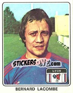 Sticker Bernard Lacombe - Football France 1977-1978 n. 90 - Panini