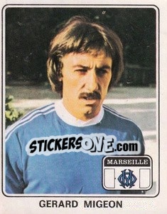 Sticker Gerard Migeon - Football France 1977-1978 n. 94 - Panini