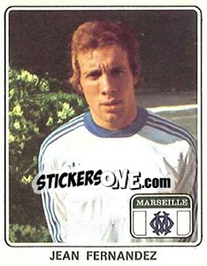 Cromo Jean Fernandez - Football France 1977-1978 n. 102 - Panini