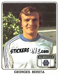 Sticker Georges Bereta - Football France 1977-1978 n. 104 - Panini
