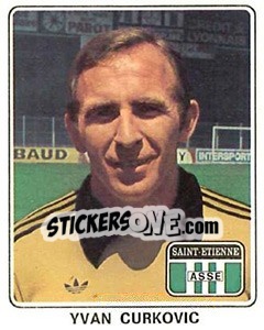 Sticker Yvan Curkovic - Football France 1977-1978 n. 328 - Panini