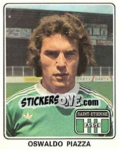 Sticker Oswaldo Piazza - Football France 1977-1978 n. 332 - Panini