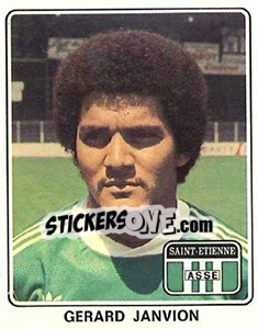 Sticker Gerard Janvion - Football France 1977-1978 n. 333 - Panini