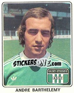 Figurina Andre Barthelemy - Football France 1977-1978 n. 342 - Panini