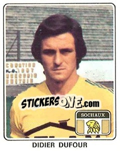 Cromo Didier Dufour - Football France 1977-1978 n. 347 - Panini