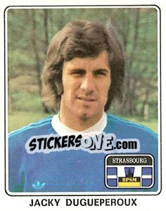 Sticker Jacky Dugueperoux - Football France 1977-1978 n. 366 - Panini