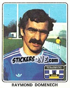 Cromo Raymond Domenech - Football France 1977-1978 n. 367 - Panini