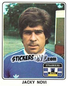 Sticker Jacky Novi - Football France 1977-1978 n. 368 - Panini