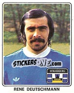 Sticker Rene Deutschmann - Football France 1977-1978 n. 369 - Panini