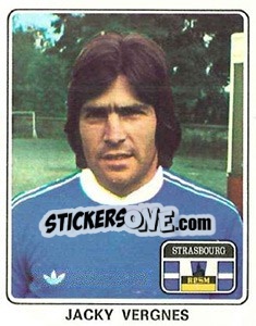 Sticker Jacky Vergnes - Football France 1977-1978 n. 375 - Panini