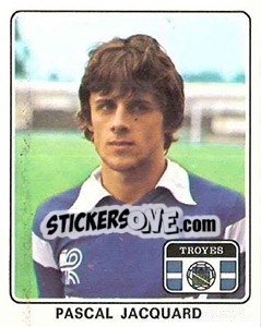 Sticker Pascal Jacquard - Football France 1977-1978 n. 391 - Panini