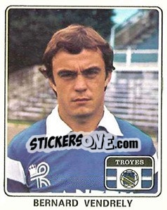Figurina Bernard Vendrely - Football France 1977-1978 n. 394 - Panini