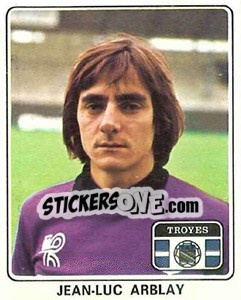Figurina Jean-Luc Arblay - Football France 1977-1978 n. 396 - Panini