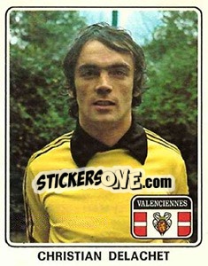 Sticker Christian Delachet - Football France 1977-1978 n. 400 - Panini