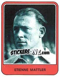 Sticker Etienne Mattler - Football France 1977-1978 n. 417 - Panini