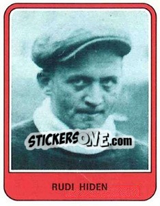 Sticker Rudi Hiden - Football France 1977-1978 n. 420 - Panini