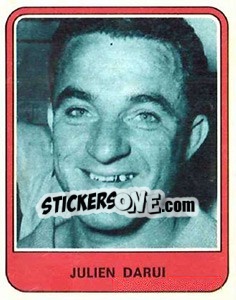 Cromo Julien Darui - Football France 1977-1978 n. 423 - Panini