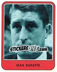 Sticker Jean Barate - Football France 1977-1978 n. 425 - Panini