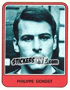 Sticker Philippe Gondet - Football France 1977-1978 n. 444 - Panini