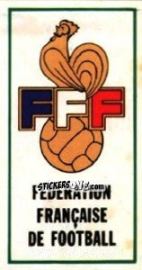 Cromo Badge (FFF) - Football France 1976-1977 - Panini