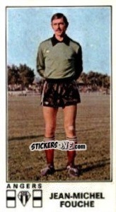 Cromo Jean-Michel Fouche - Football France 1976-1977 - Panini