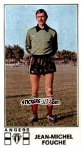 Sticker Jean-Michel Fouche - Football France 1976-1977 - Panini