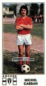 Figurina Michel Cassan - Football France 1976-1977 - Panini