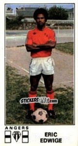 Sticker Eric Edwige - Football France 1976-1977 n. 17 - Panini