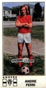 Sticker Andre Ferri - Football France 1976-1977 - Panini