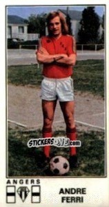 Sticker Andre Ferri - Football France 1976-1977 n. 18 - Panini