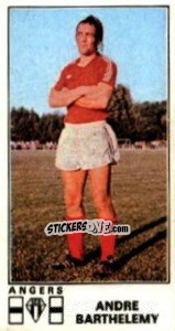 Sticker Andre Barthelemy - Football France 1976-1977 - Panini