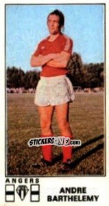 Sticker Andre Barthelemy - Football France 1976-1977 n. 20 - Panini