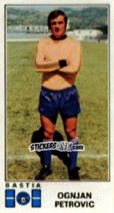 Sticker Ognjan Petrovic - Football France 1976-1977 n. 26 - Panini