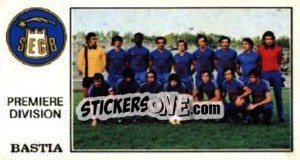 Sticker Team - Football France 1976-1977 - Panini