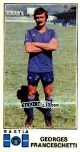 Sticker Georges Franceschetti - Football France 1976-1977 n. 34 - Panini