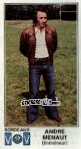 Sticker Andre Menaut - Football France 1976-1977 n. 42 - Panini